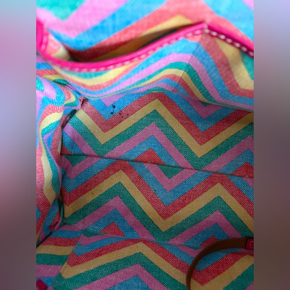 Dooney & Bourke Black and Brown Leather Satchel - Picture 7 of 10